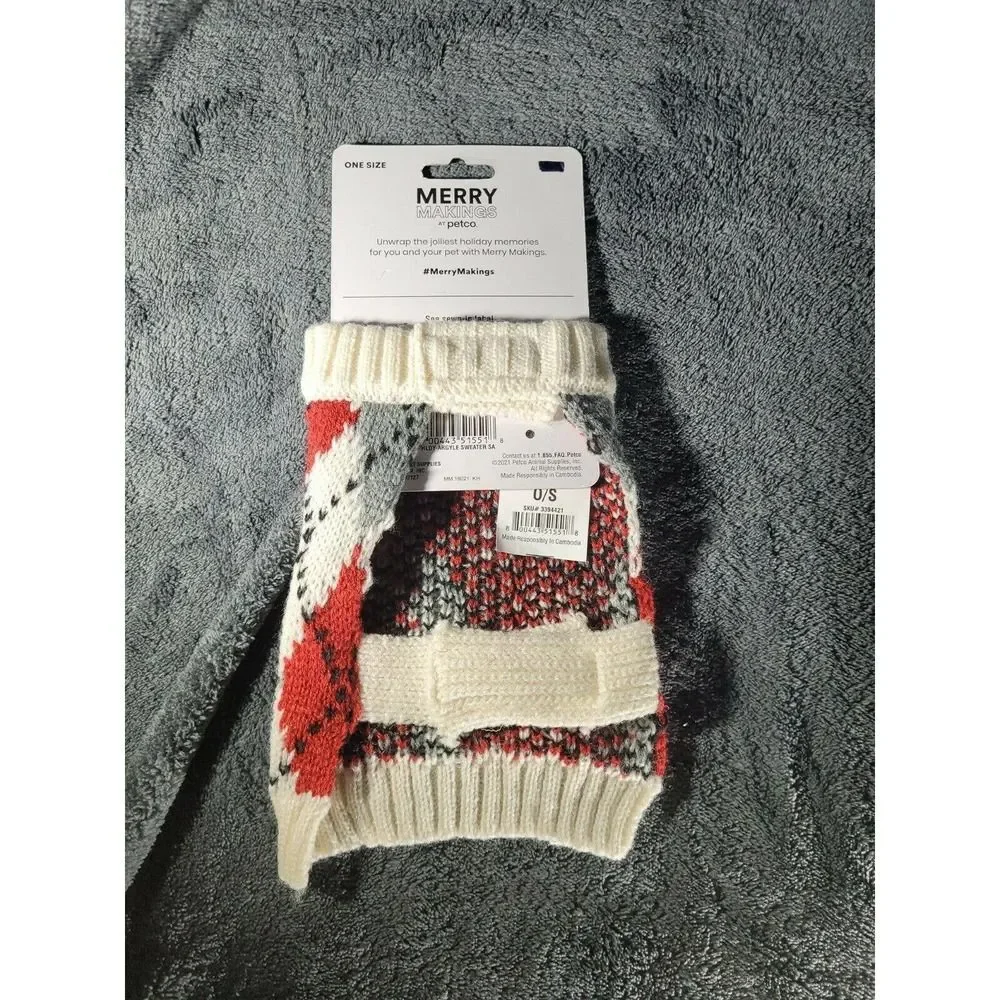 Diamond Sweater, Argyle Sweater for Guinea Pig 